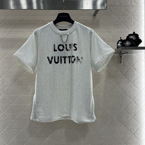 【ルイヴィトン フェイク】ヴィンテージエフェクト Tシャツ セットアップ vue37859